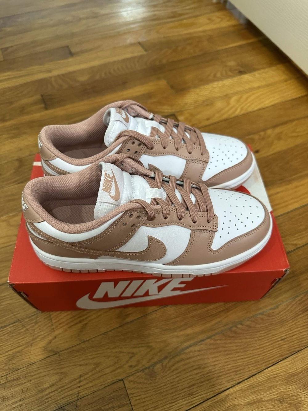 *New* Nike Dunk Low Women White Pink (DD1503-118) Size 6.5W